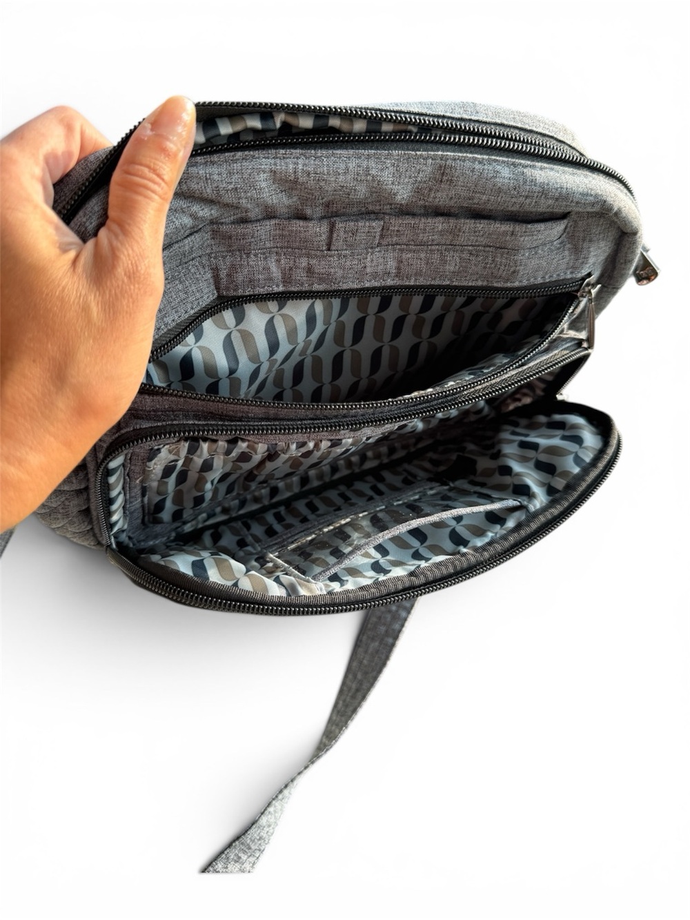 Lug Carousel XL Bag Charcoal Gray NWOT - Picture 3 of 5
